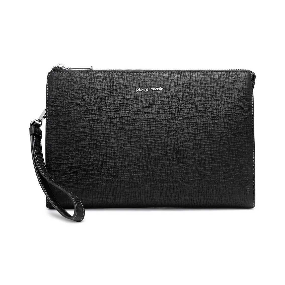 PIERRE CARDIN Коровья кожа Клатч Стандартный Мужской Черный