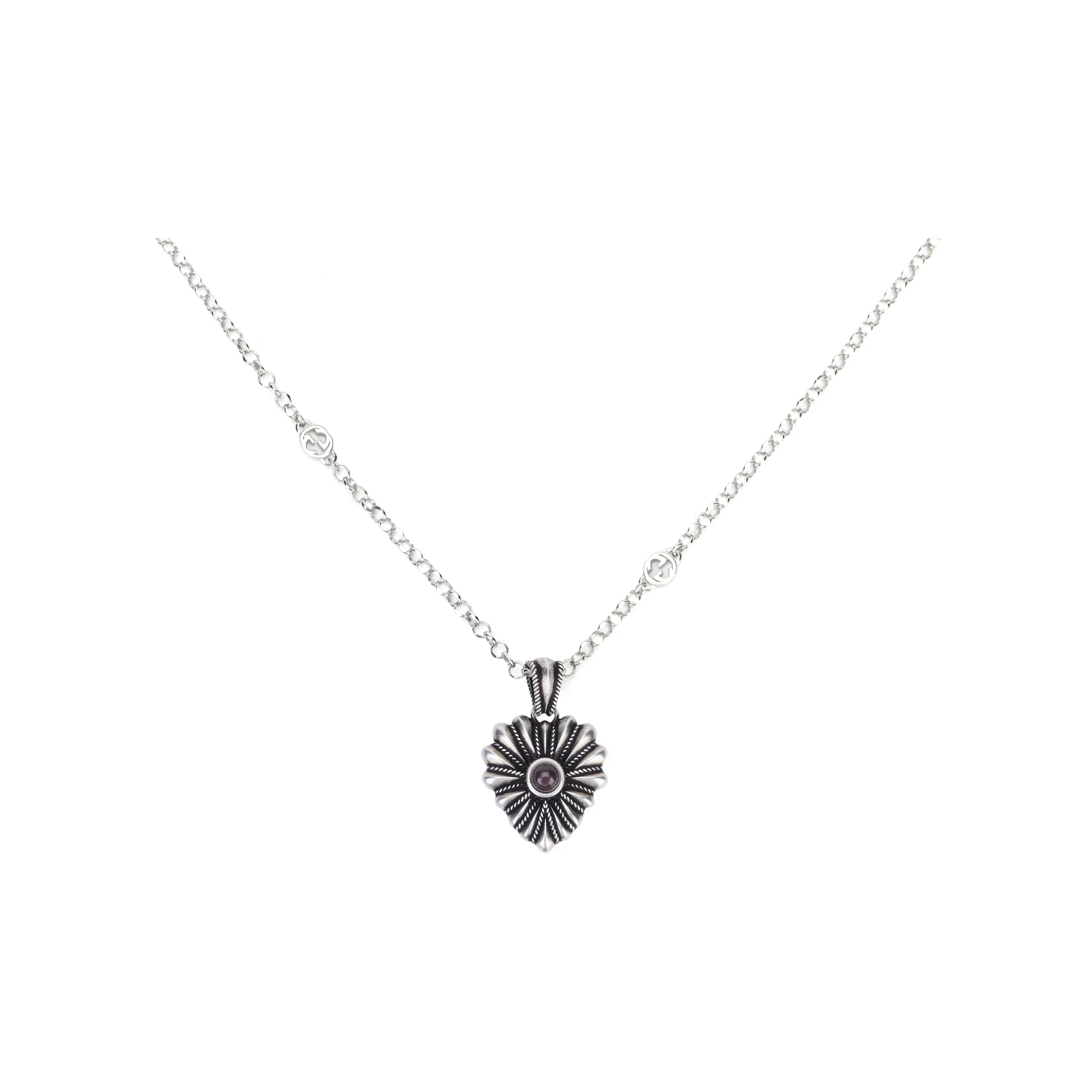 GUCCI Interlocking Heart pendant Necklace