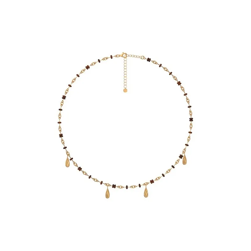 GOOGMO 18K Gold Plated Copper Necklaces Women's