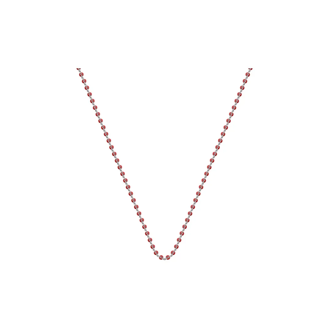 TIANWANG Путь Пяти Элементов Зодиакальный год Красный Удача Красный Огненное Элемент Холодная Эмаль Ожерелье Унисекс