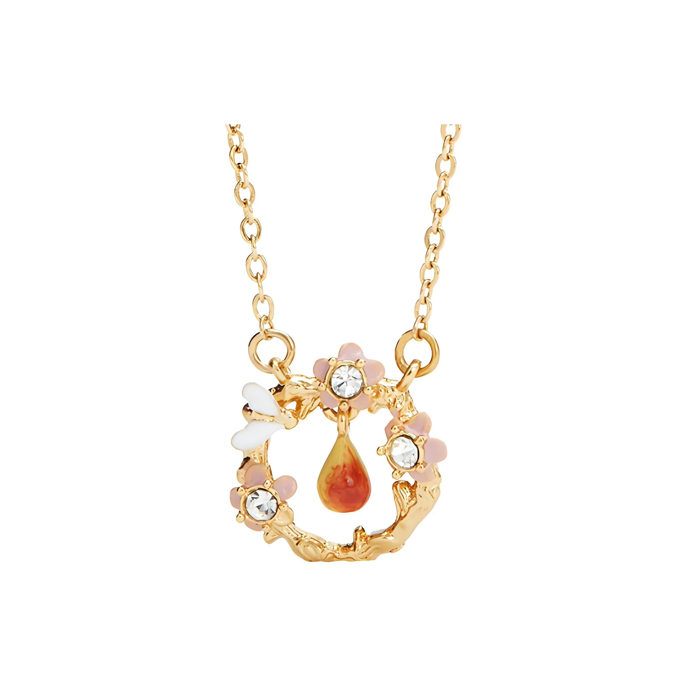 LES NEREIDES Золотой Покрытый Брасс Колье Женские Золотой