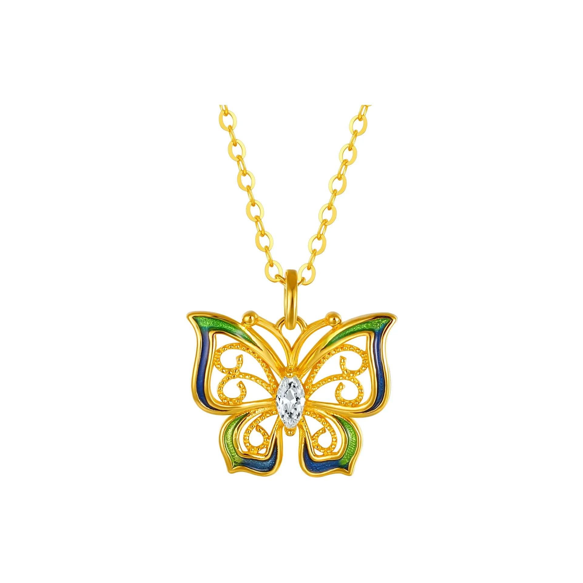 Golden Bliss S925 Silver Necklaces Women's