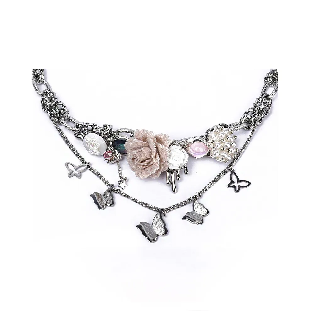 CIYAVENI Титановые стальные ожерелья женские