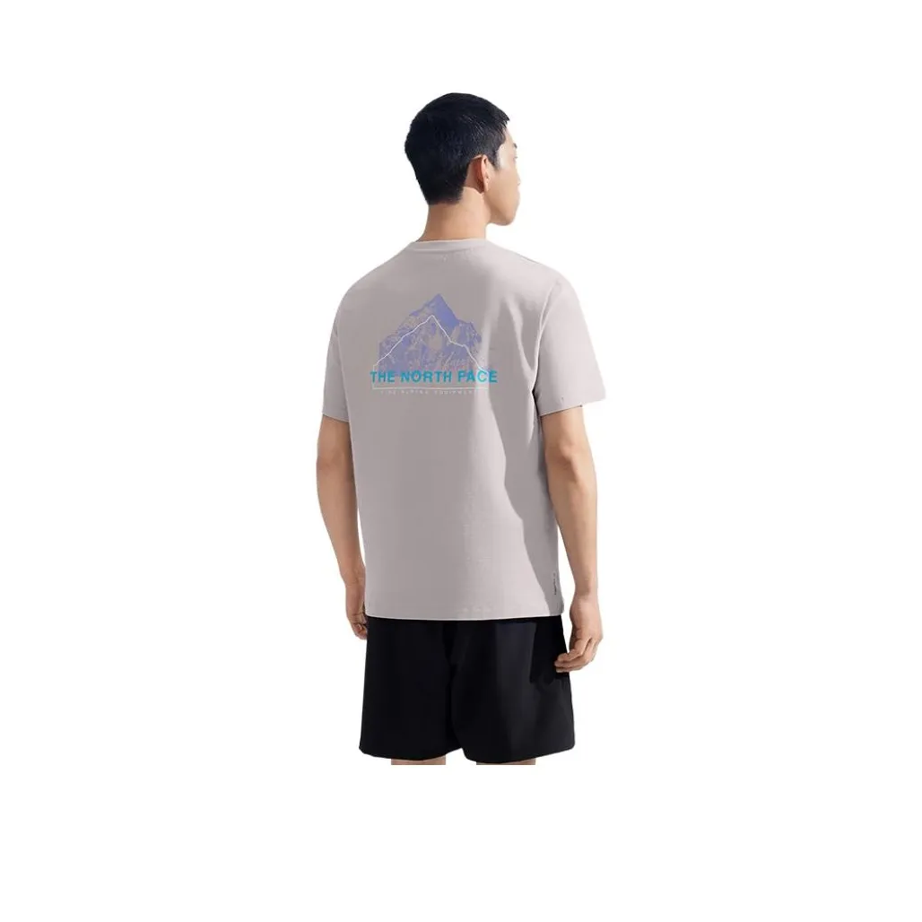 The North Face T-Shirt Мужской 1OA Лунный свет Серый
