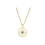 파워 Birthstone 동전 목걸이 (9월)