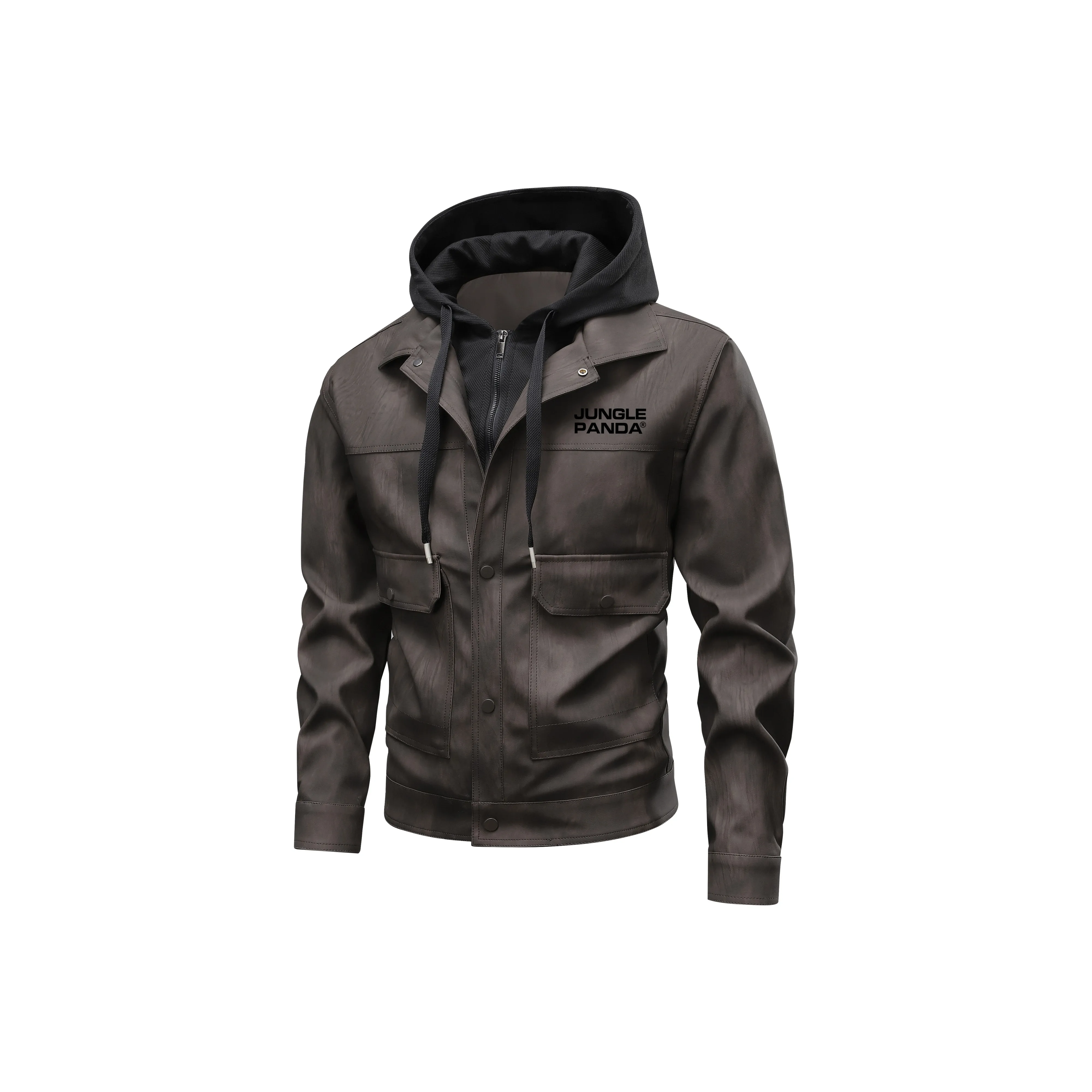 JUNGLE PANDA Кожа Куртка Унисекс