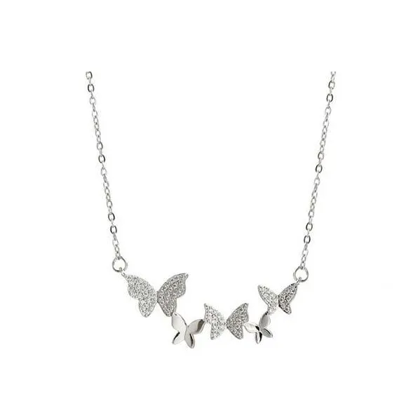 JOYDINNY Серебро S925 Ожерелье Женское