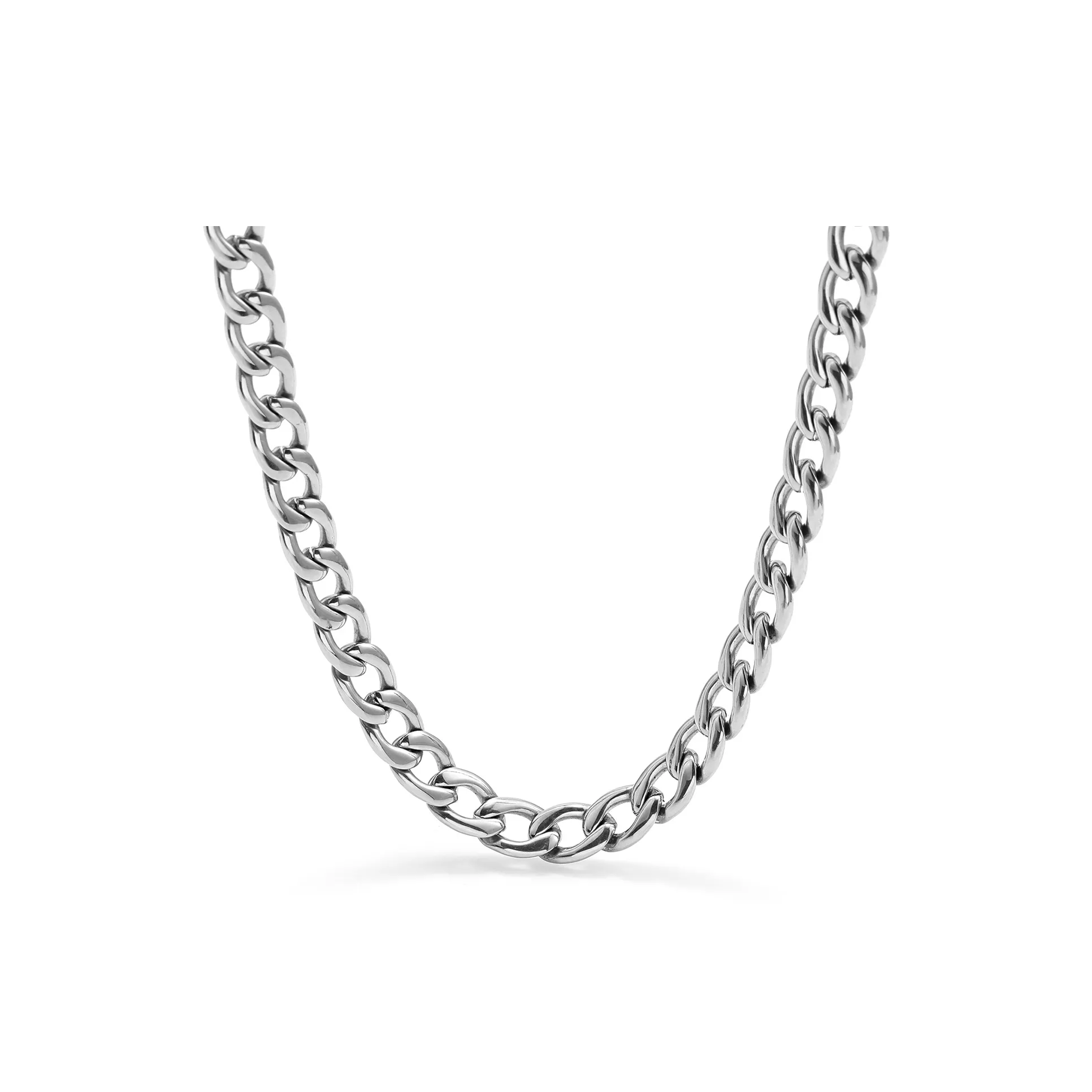 Zeroline Титановое Стальное Мужское Ожерелье Унисекс