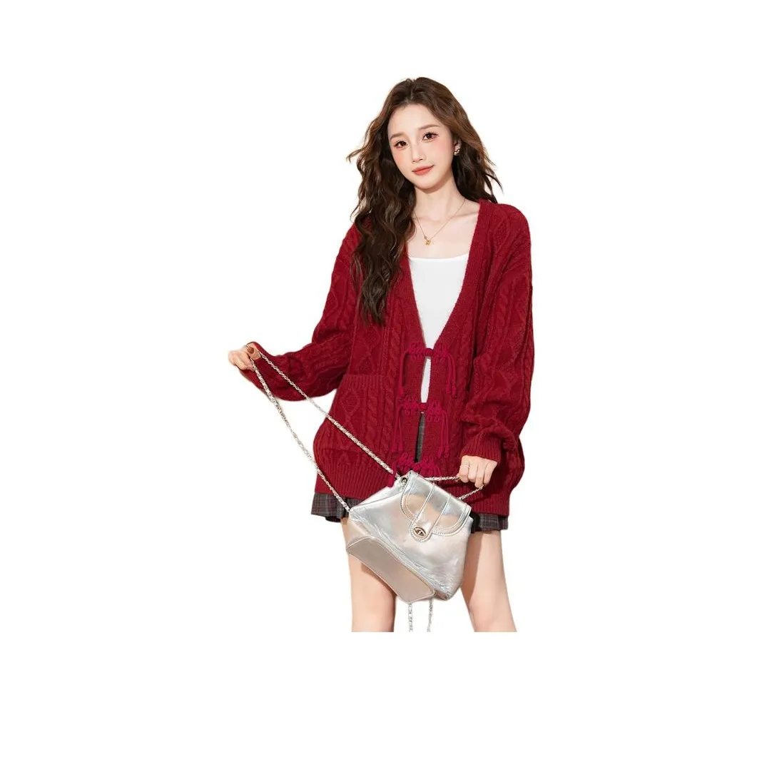 Tonlion Бордовые Женские Свитеры