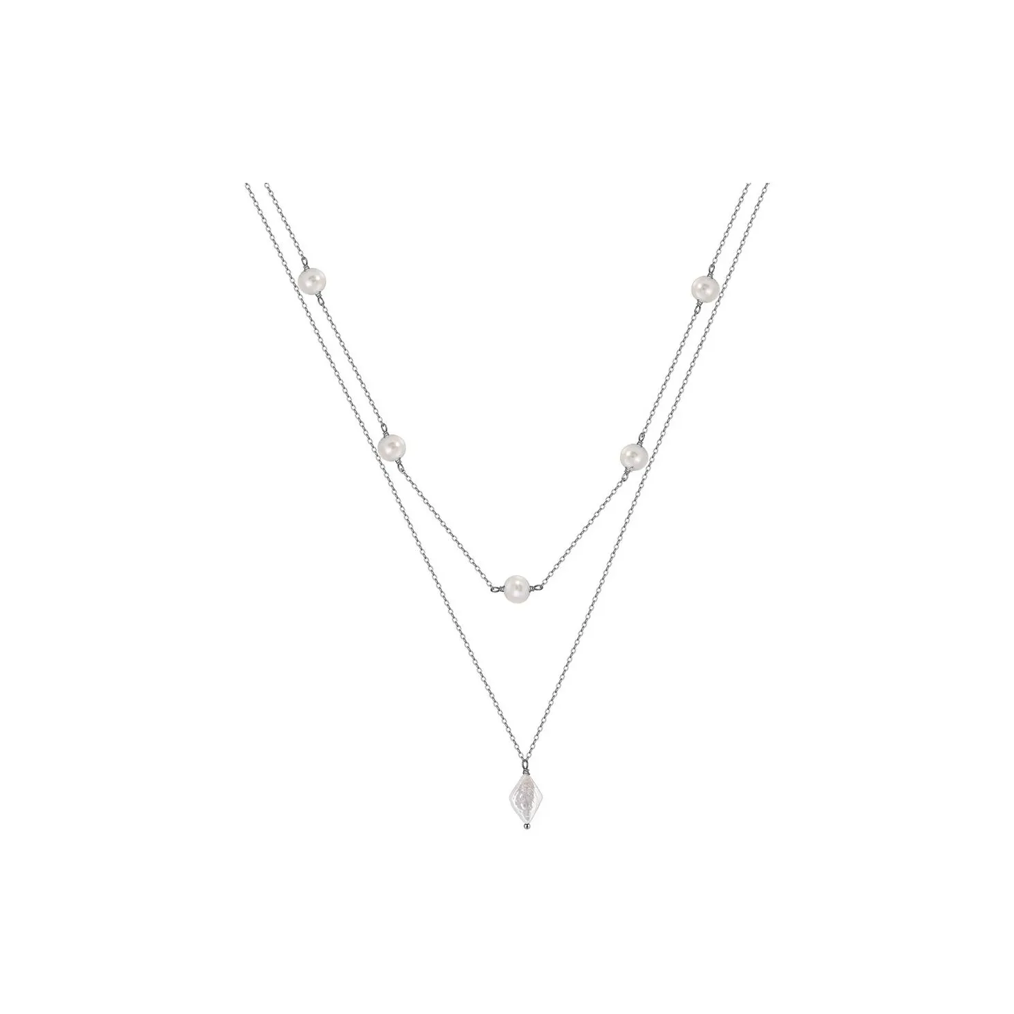 ZHENZHUAOMI Freshwater Pearl Necklaces Women's