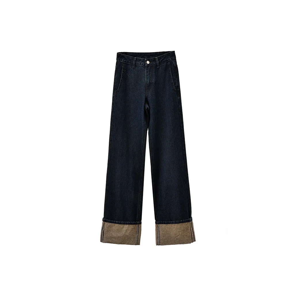 SINBOS Глубокий морской синий Женские джинсы