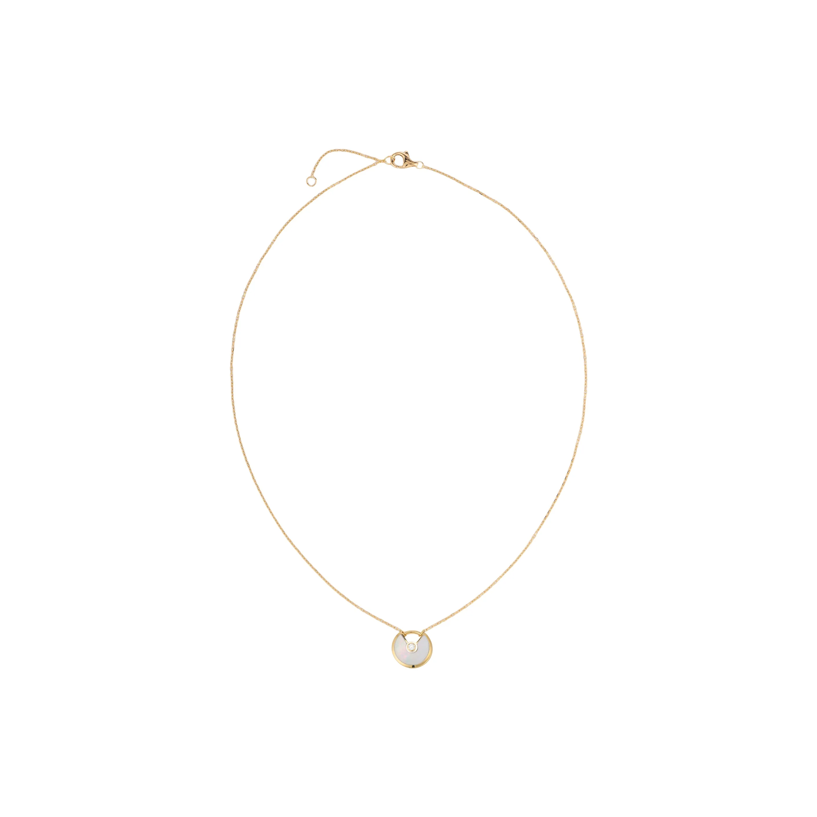 CARTIER Amulette De Cartier Collection 18K Gold Necklaces Women's Gold