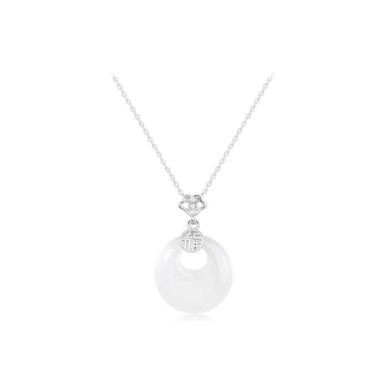 Memories Chalcedony Jade Necklaces Women's