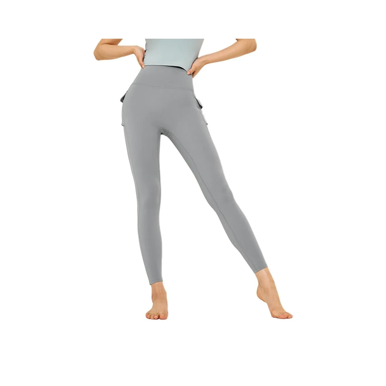 XEXYMIX Йога Штаны Женские Светло-Серые