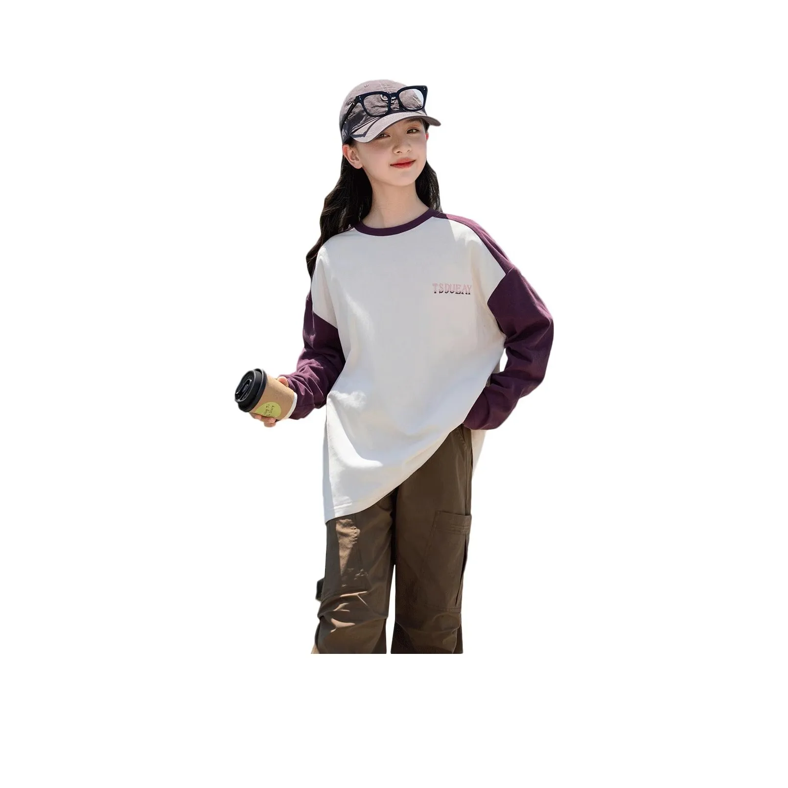 Because no T Рубашка Экрю Подростки