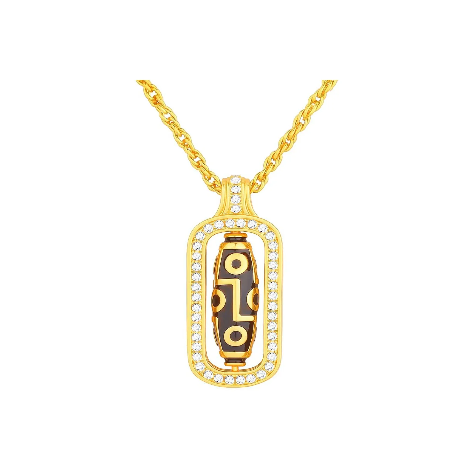 Right Hand Waiting Copper Alloy Necklaces Women's