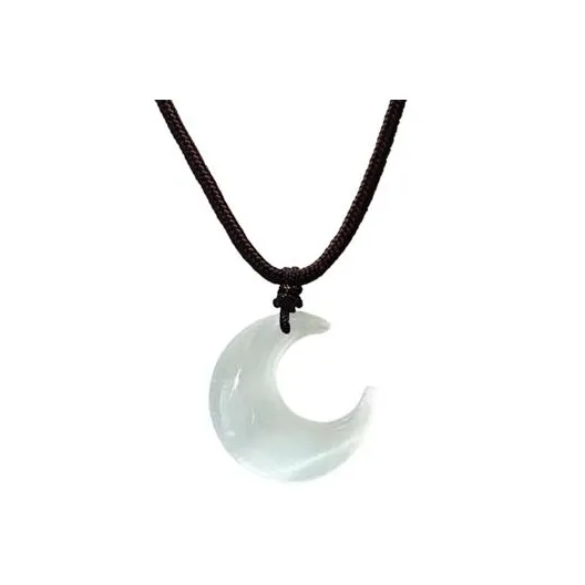 WINGSTOP Glass Cat Eye Jade Necklaces Unisex