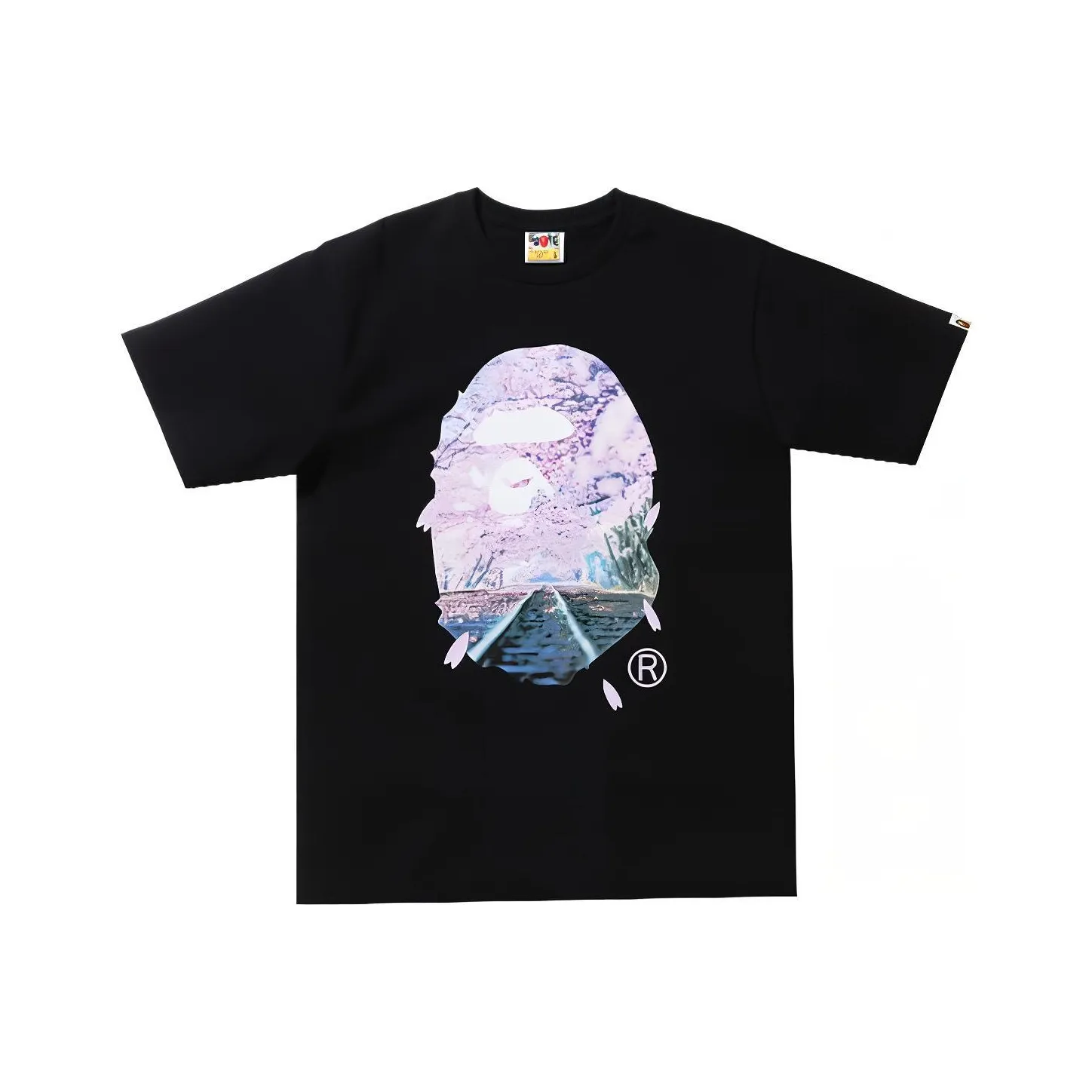 Bape Sakura Photo Ape Head Tee
