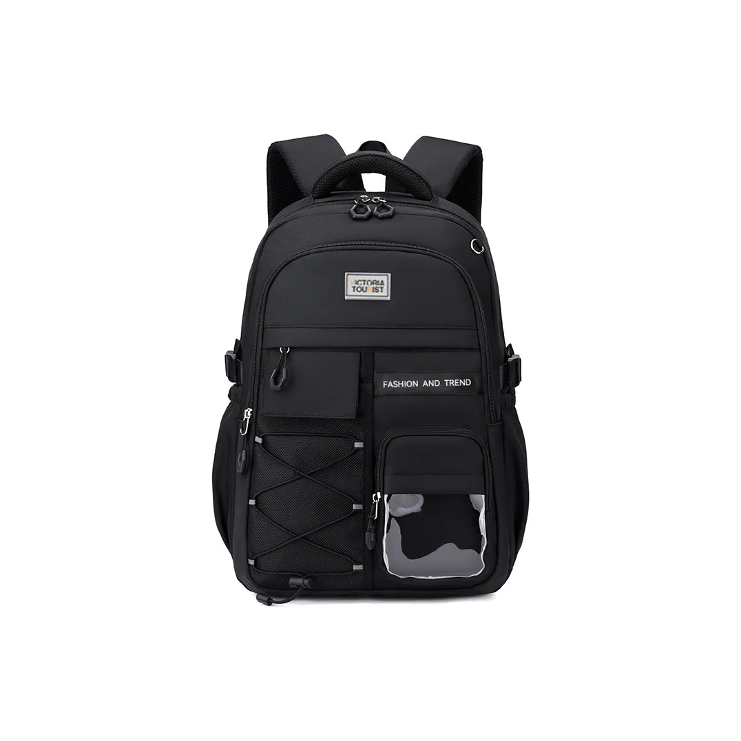 Victorian Traveler Полиэстер Рюкзак Унисекс Черный Белый