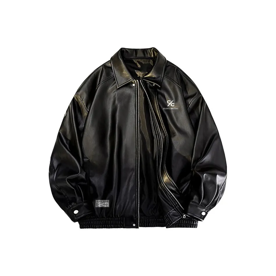 Colorful Creations Кожа Куртка Унисекс