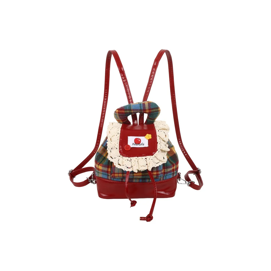 Single Warehouse Холст Рюкзак Стандартный Женский Синий Розовый Красный