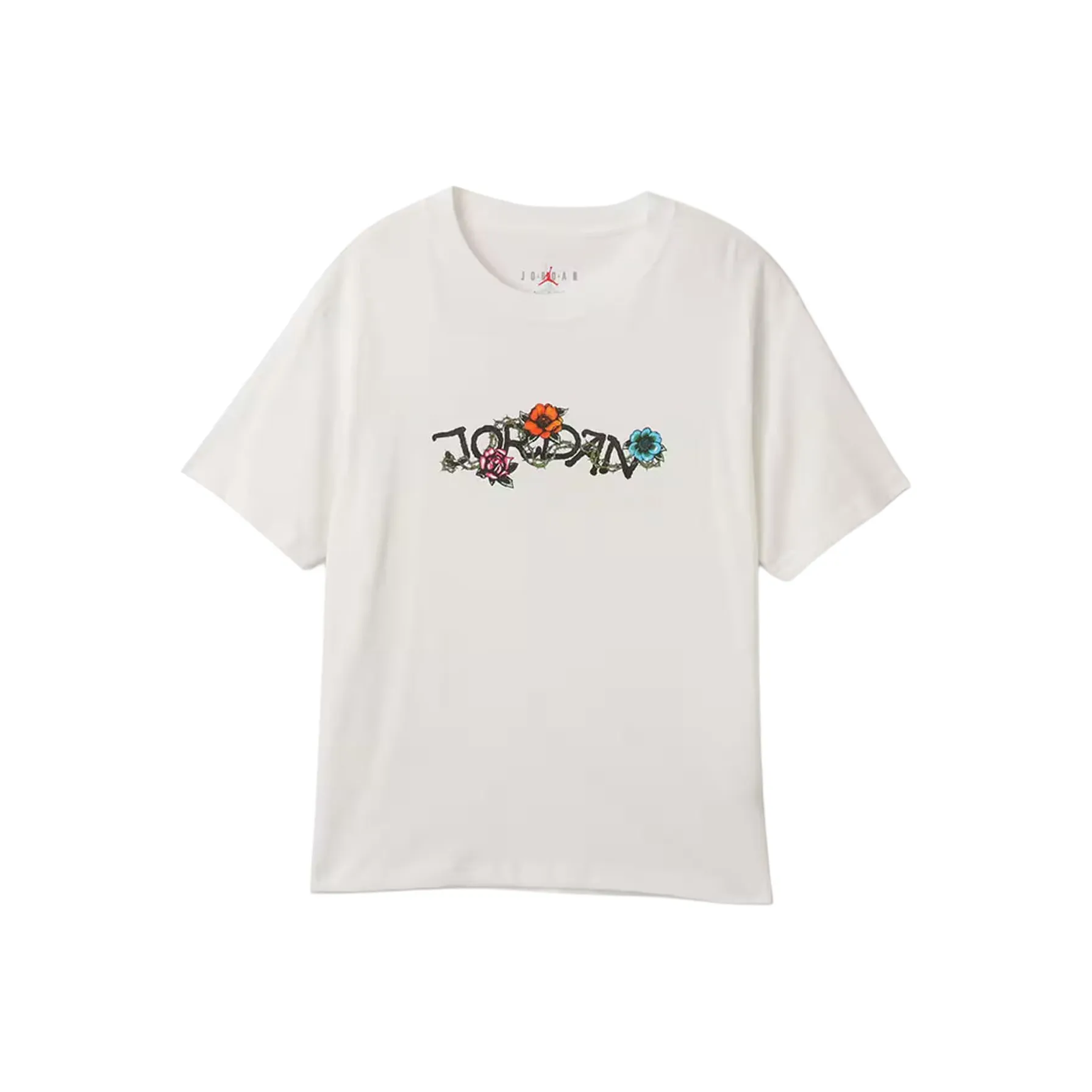 JORDAN BRAND Белый Черный Женские T-рубашки