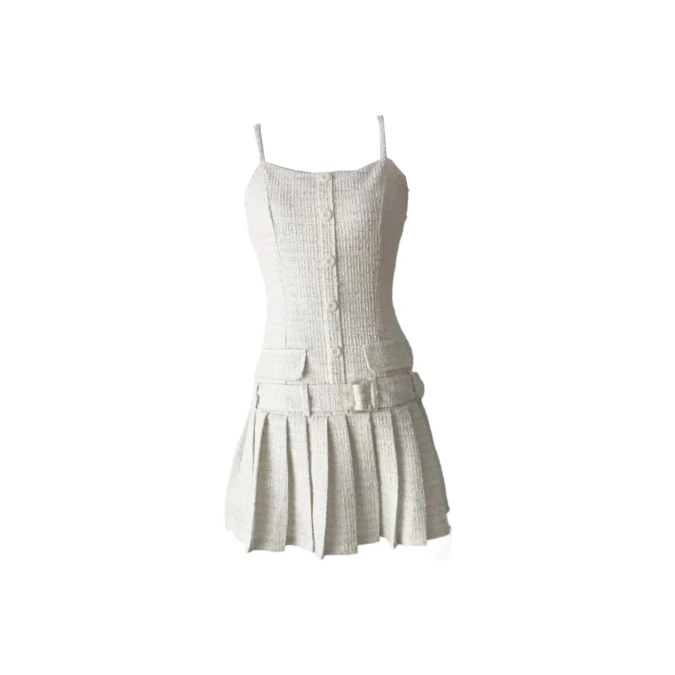 GRAYISMOON Белый Женские Слиплатья