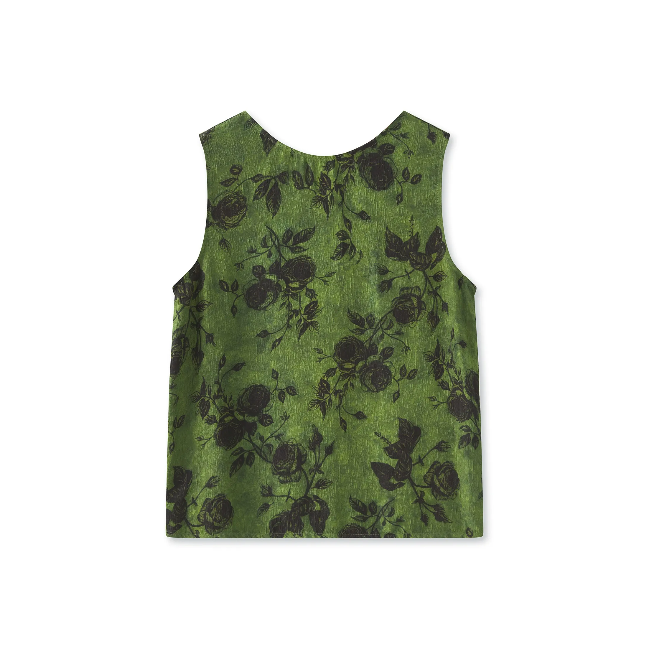 MH Зеленый цветочный Женские Майки