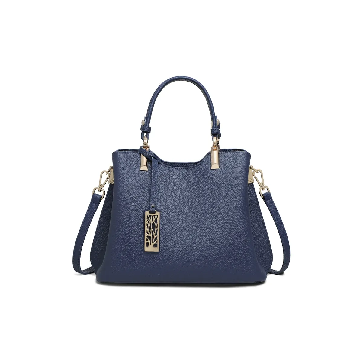 EBLAN Коровья кожа Сумка Стандартная Женская Темно-синий