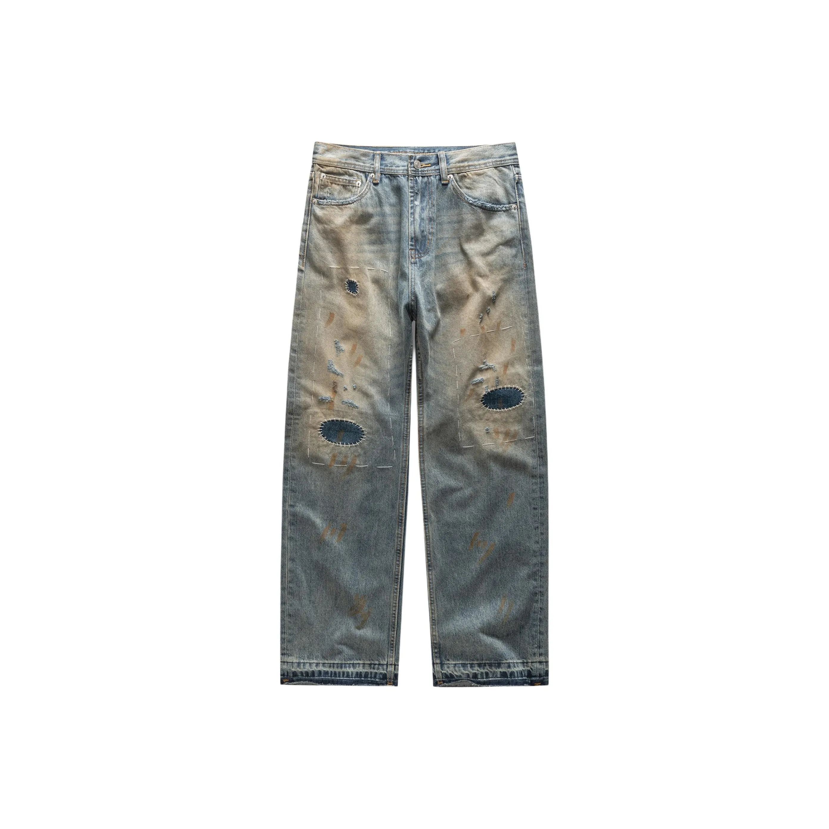 JUCY JUDY Ностальгический синий Унисекс Джинсы