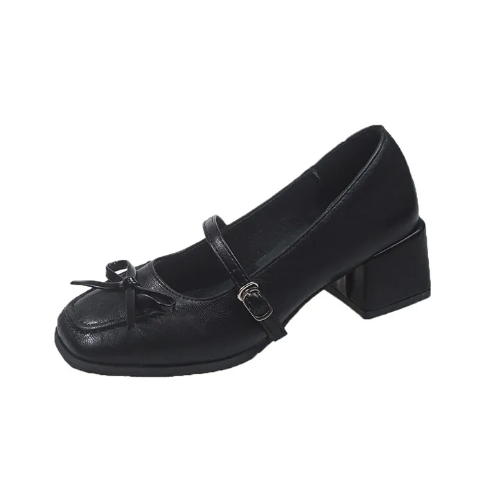 Dragon Dance Квадратный каблук Туфли Мэри Джейн Женские