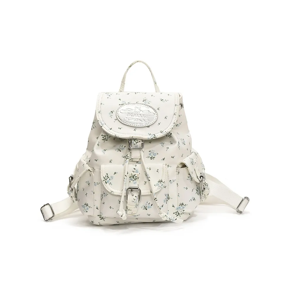 XIANGSU Ткань Рюкзак Женские Цветочный Полосы
