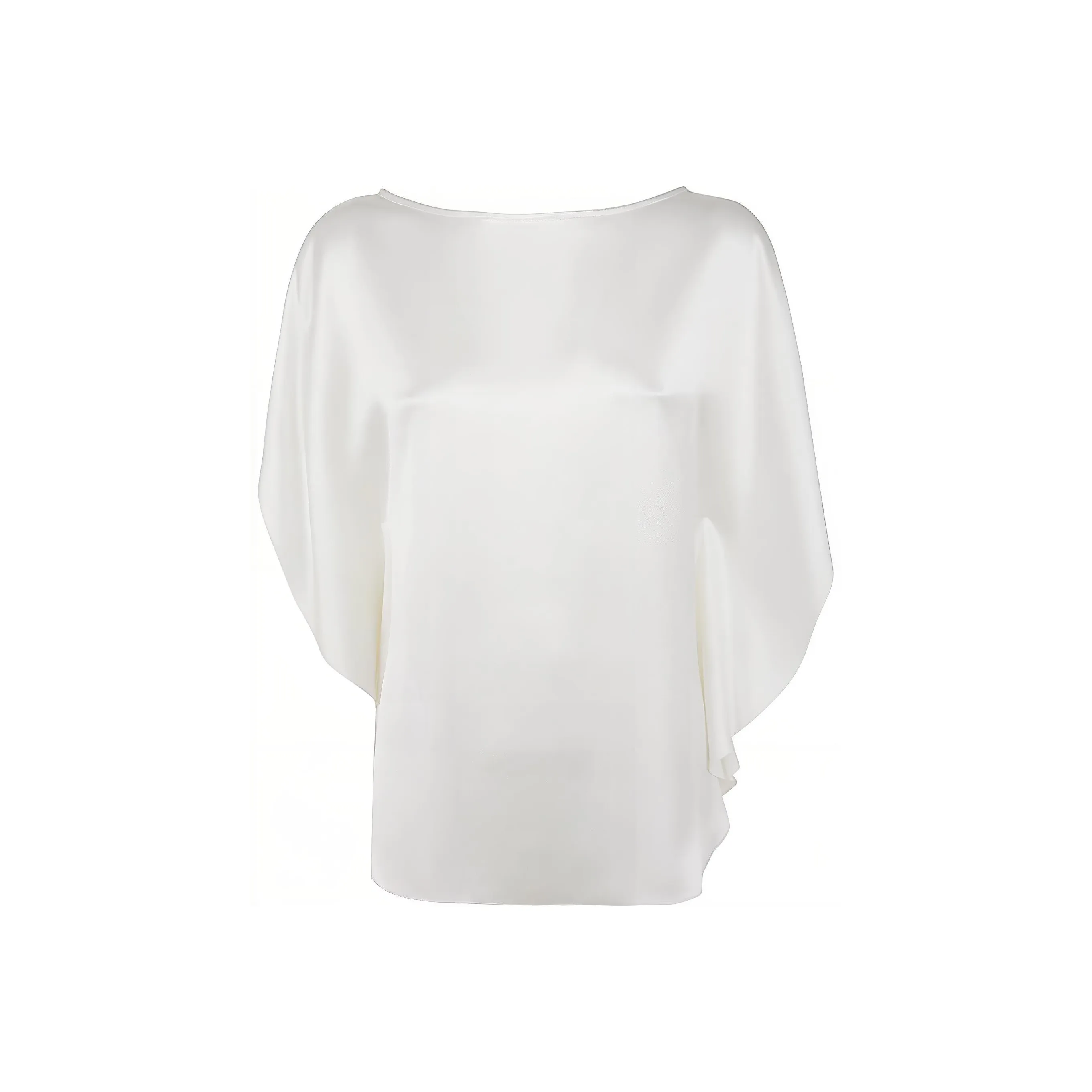Gianluca Capannolo Boat neck Satin Blouse