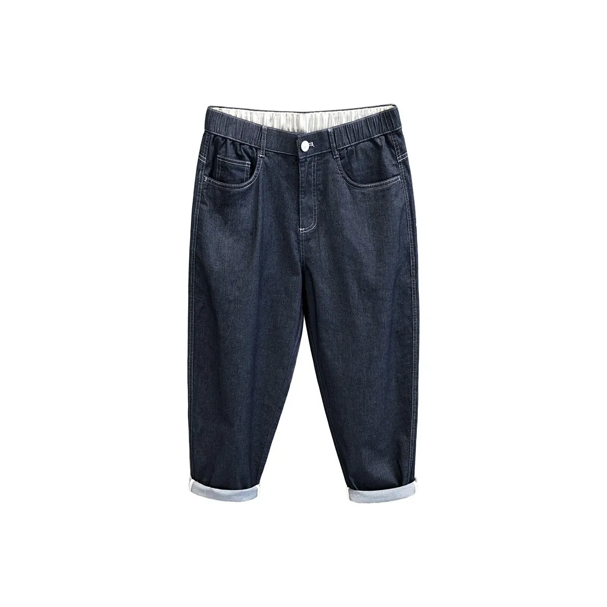 YGQPZHZ Синий Мужской Джинсы