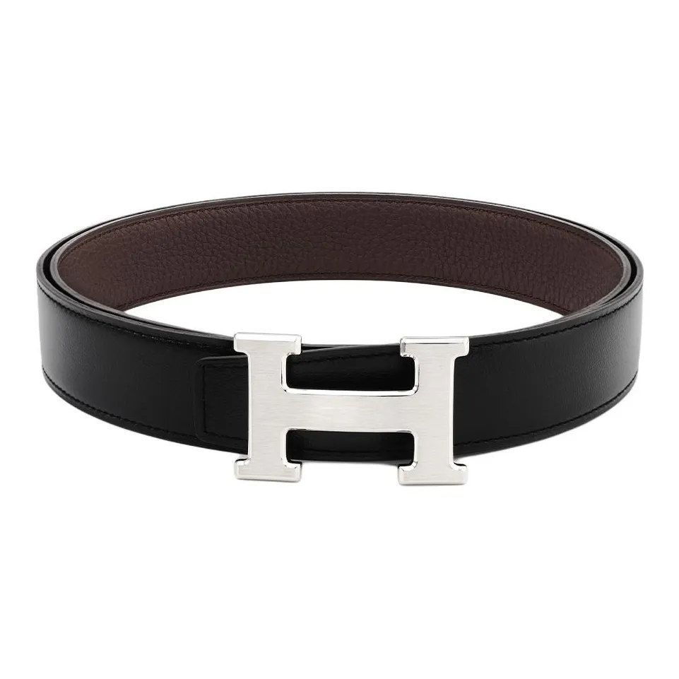 HERMES H Belt Buckle Leather Belts Men's