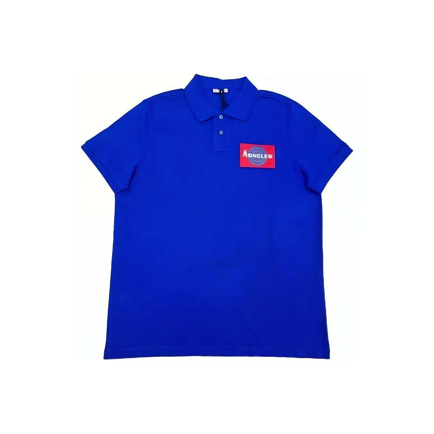 MONCLER T Рубашка Мужская Электрический Синий