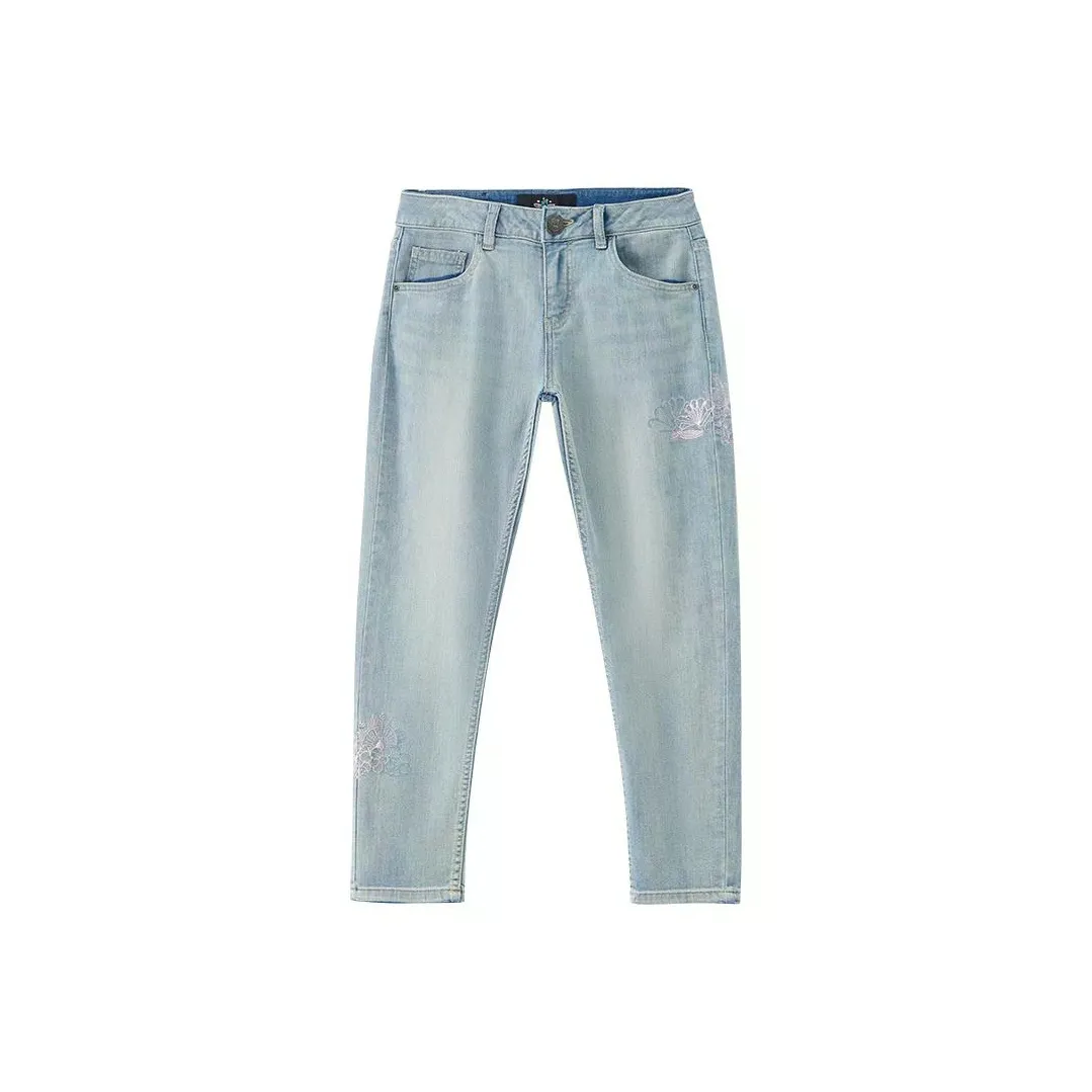 oniarai Коричнево-кофейные Женские Джинсы