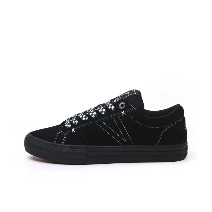 X JIMSUN Coverage Slip Resistant And Abrasion Resistant Low Top Skateboard Shoes Unisex Warrior Black