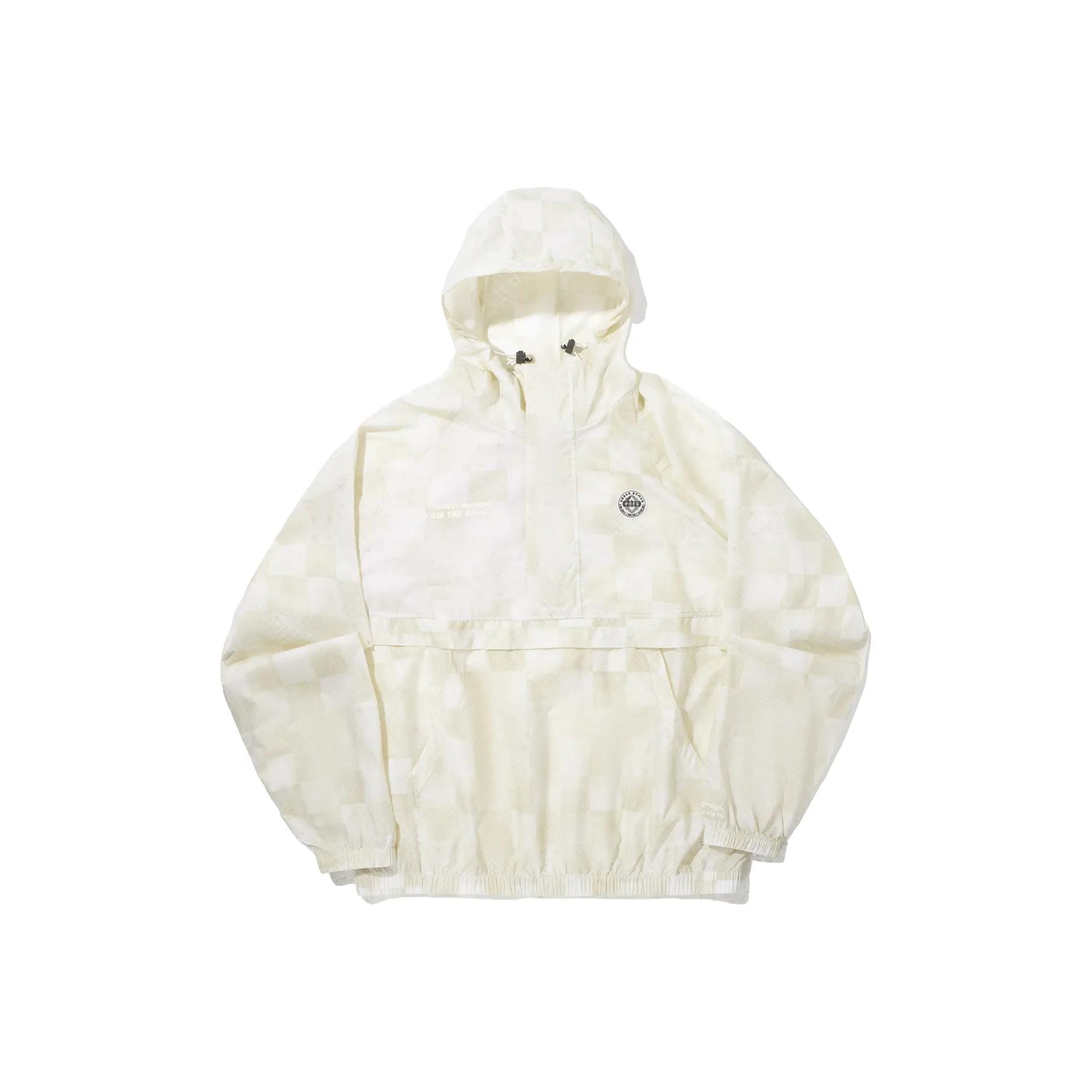 Лайнер Повседневный Минималистский стиль С капюшоном Застежки-молнии Полностью с принтом Удобный Универсальный Куртки и Пальто Мужской