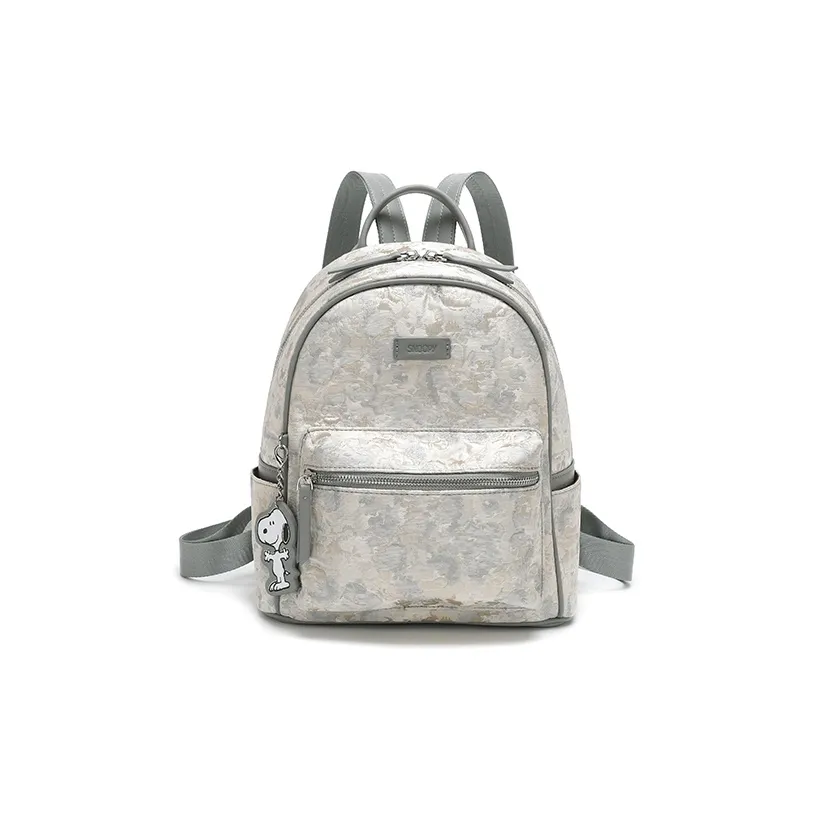SNOOPY ПУ (полиуретан) Рюкзак Стандартный Женский Star Moon Серый