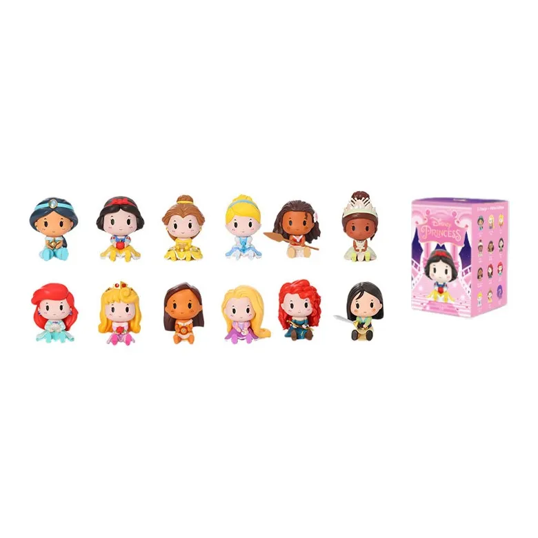 POP MART Disney Characters Princess Seating Collection Mystery Boxes Single Mystery Box/Full Box 12 Pcs
