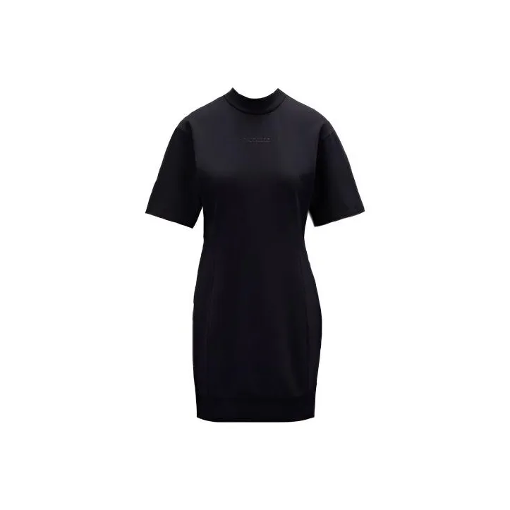 Moncler Spliced Logo print T shirt Dress