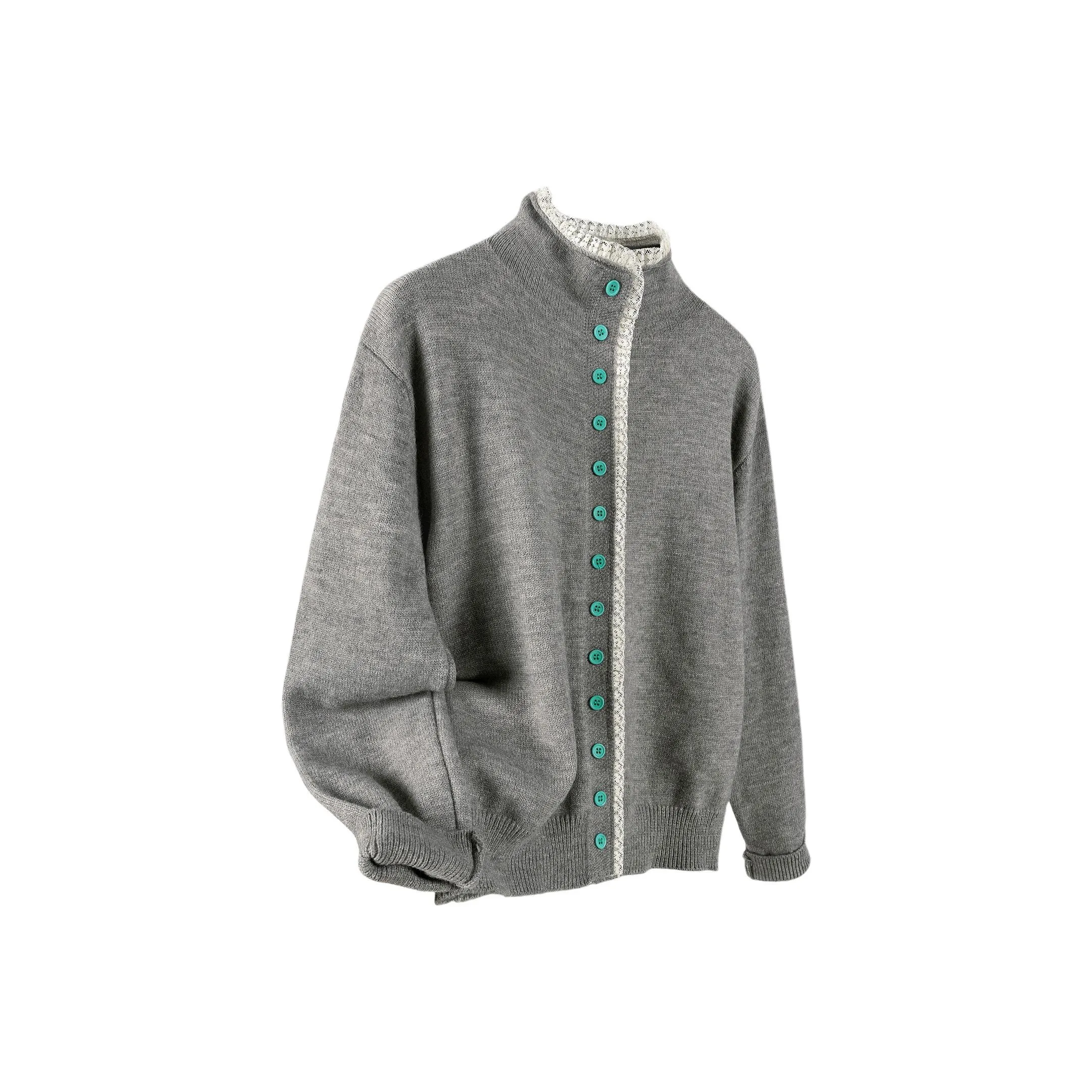 Cypress House Серый Женский Трикотаж