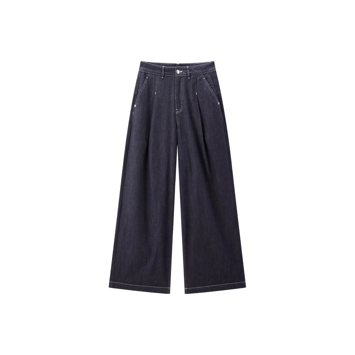 PEACEBIRD Темно-синий деним Женские джинсы