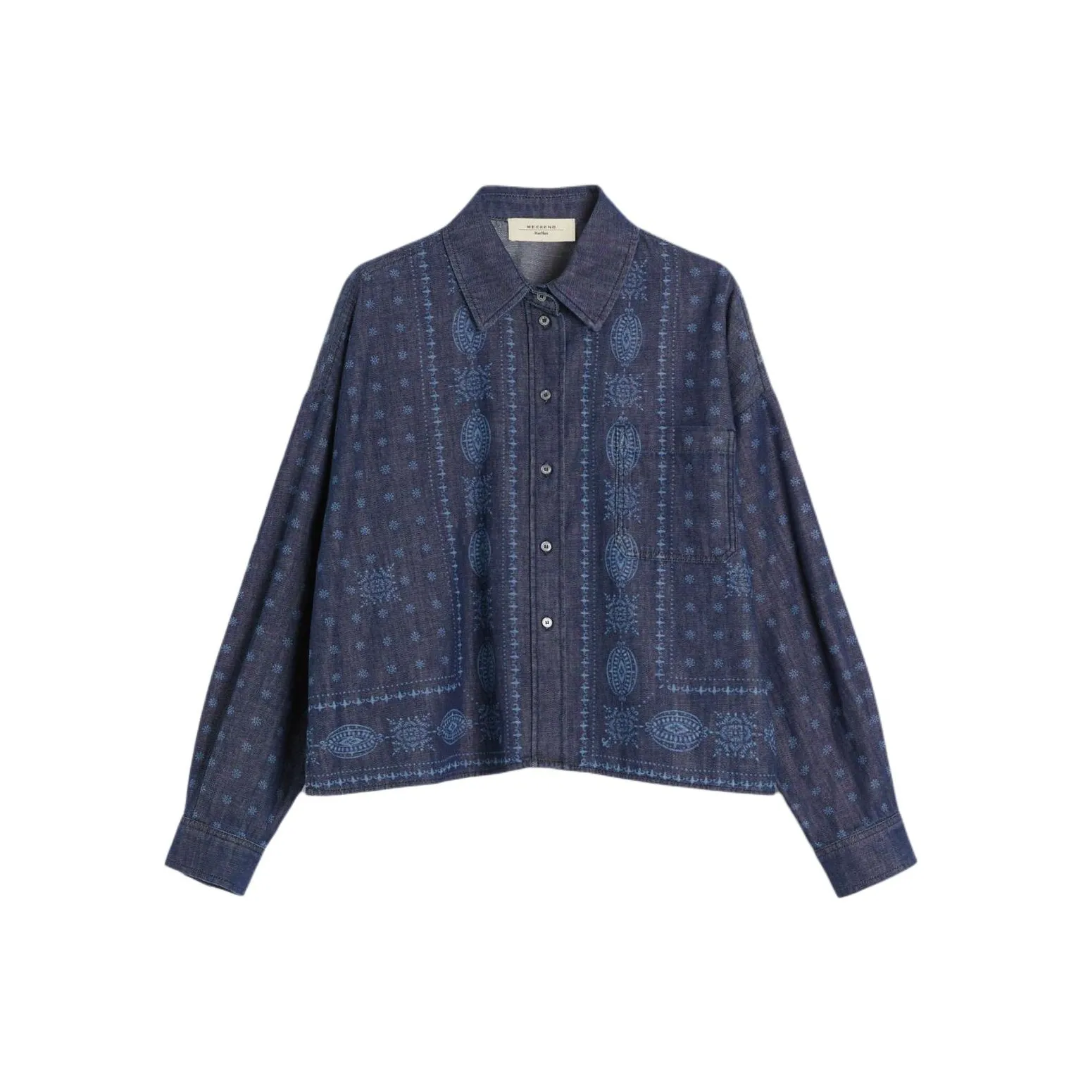 WEEKEND MaxMara Морской синий Женские Рубашки