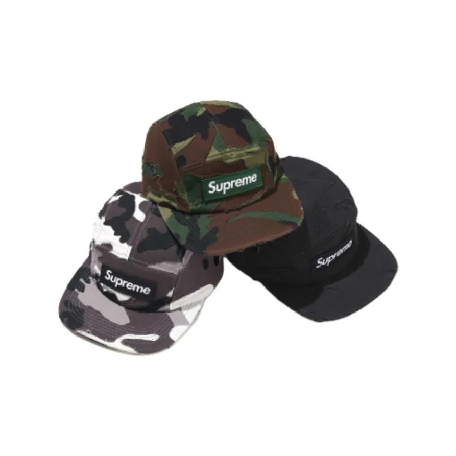 Supreme Кепки Унисекс Черный Камуфляж Серый