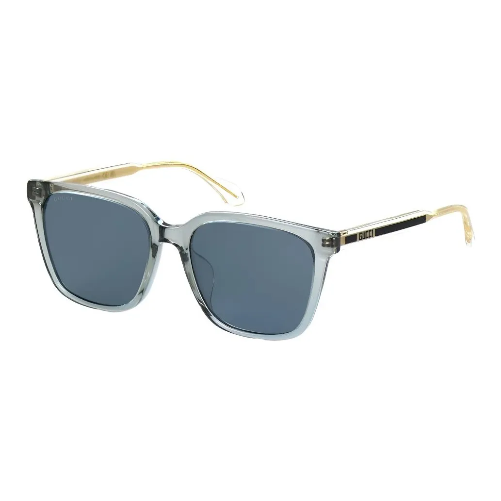 GUCCI Plate Frame Square Sunglasses Unisex
