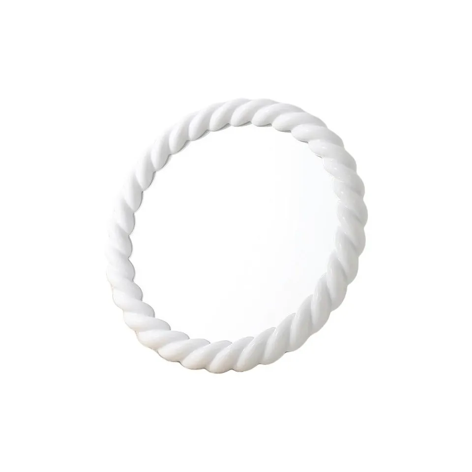 Stubborn Сливочный стиль Зеркало для макияжа Милый Little Фея Дрессинг ТЕБЛЬ Стол Маленький Зеркало HD Принцесса Зеркало для макияжа