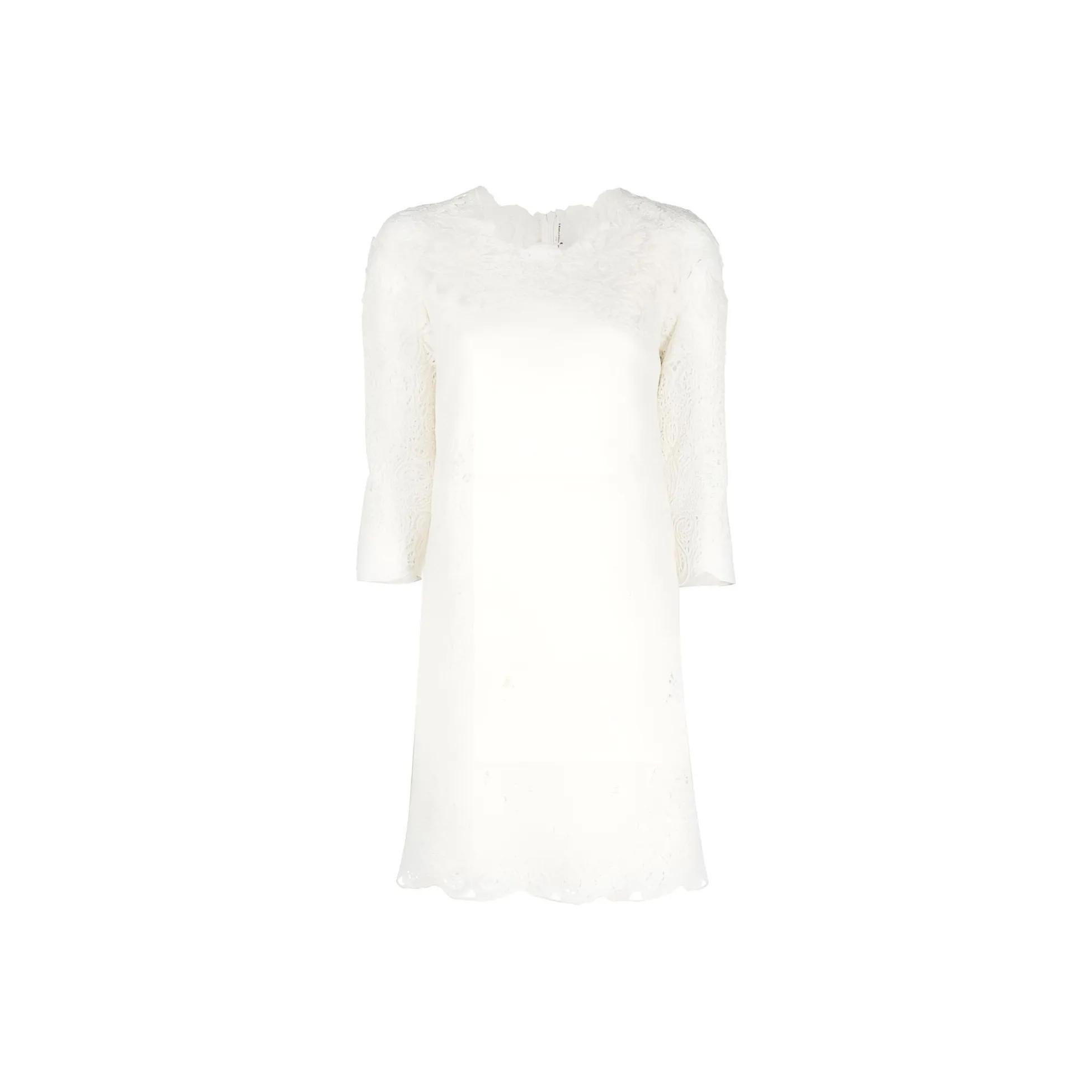 ERMANNO SCERVINO Guipure Lace Shift Minidress