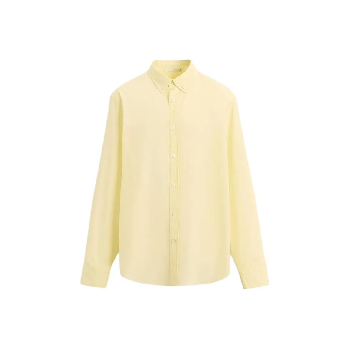 ZARA Светло-желтые мужские рубашки